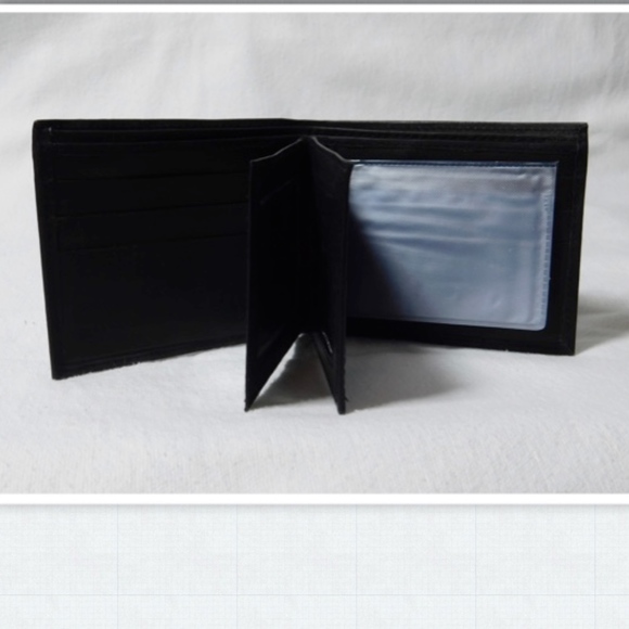 AFONiE Mens Leather Wallet Hybrid Bifold - Picture 7 of 8